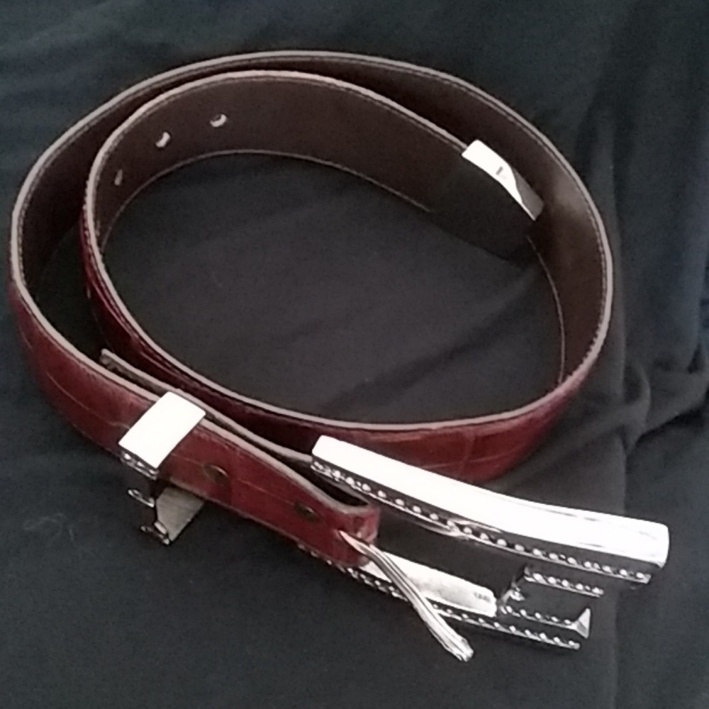 Vintage Hartnell Alligator Grain Calfskin Belt